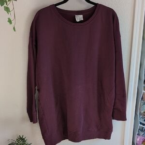 H&M Divided Maroon Sweatshirt Size  L